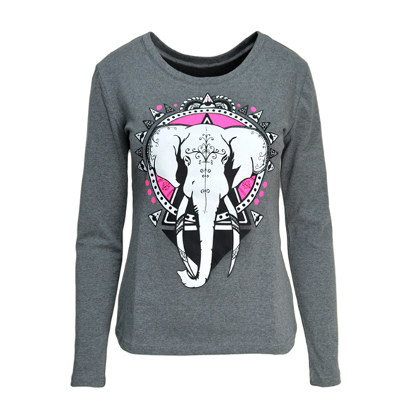 ELEPHANT PRINT TEE - product image