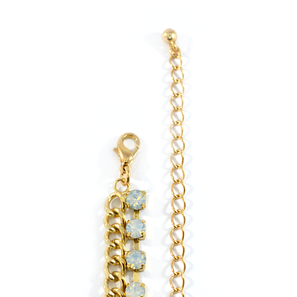 CHAIN WITH CRYSTALS BRACELET - product image