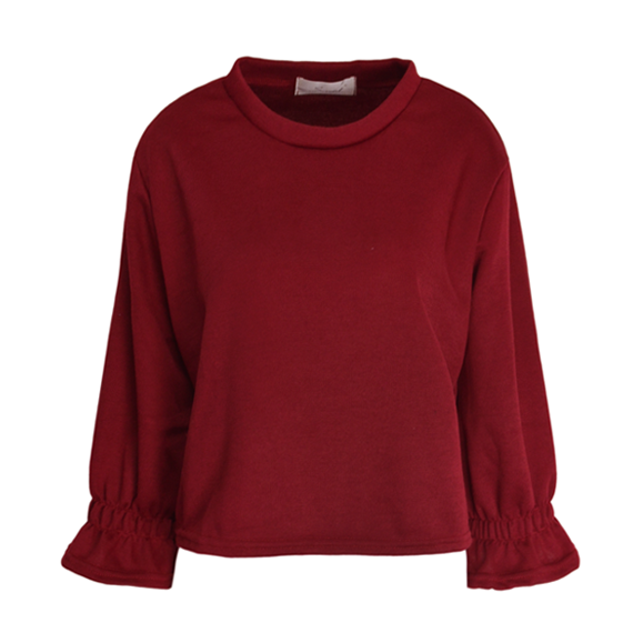 RUFFLE SLEEVE JUMPER - product image