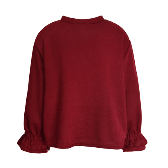 RUFFLE SLEEVE JUMPER - product image