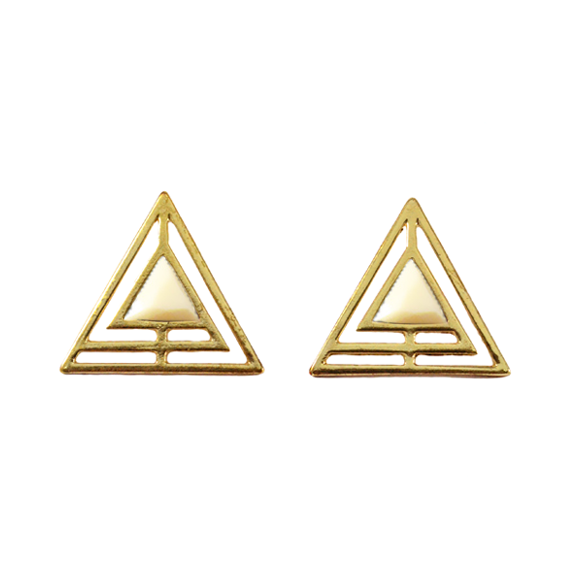 TRIANGLE EARRINGS - product image