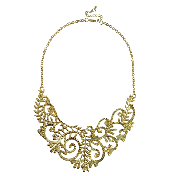 CUT OUT FILIGREE NECKLACE - product image