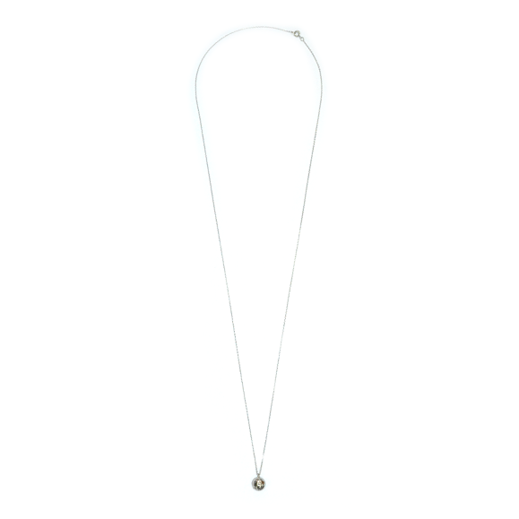 SILVER SPHERE NECKLACE - product image