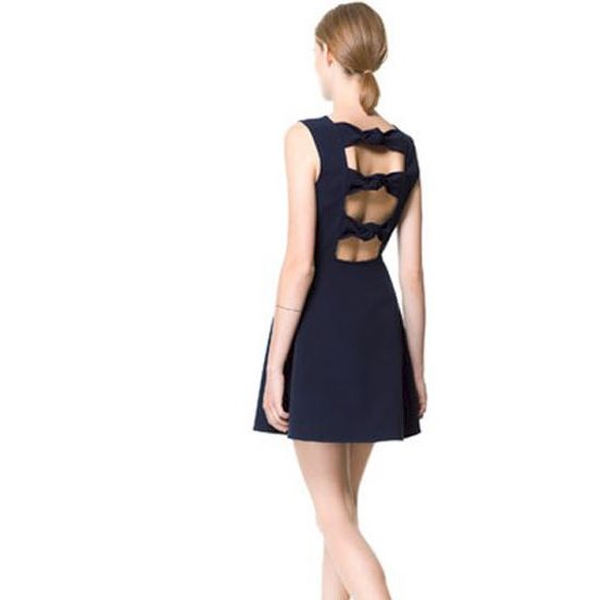 BOW BACK DRESS - product image