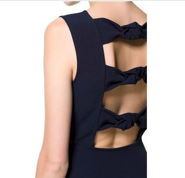 BOW BACK DRESS - product image