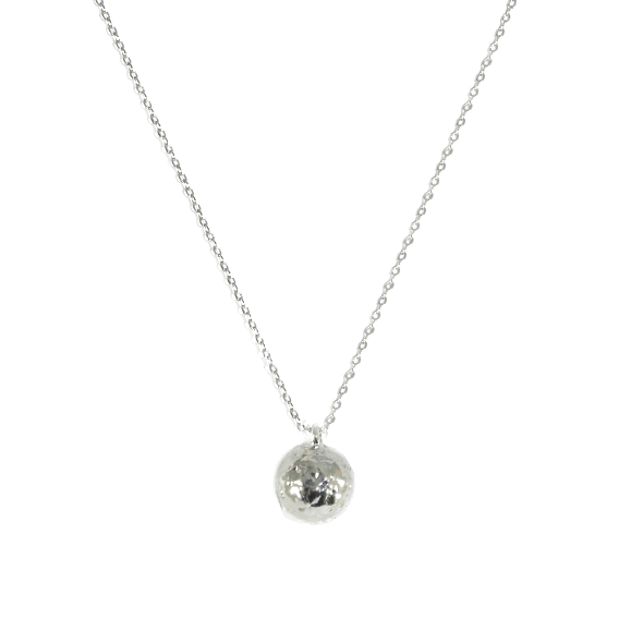 SILVER SPHERE NECKLACE - product image