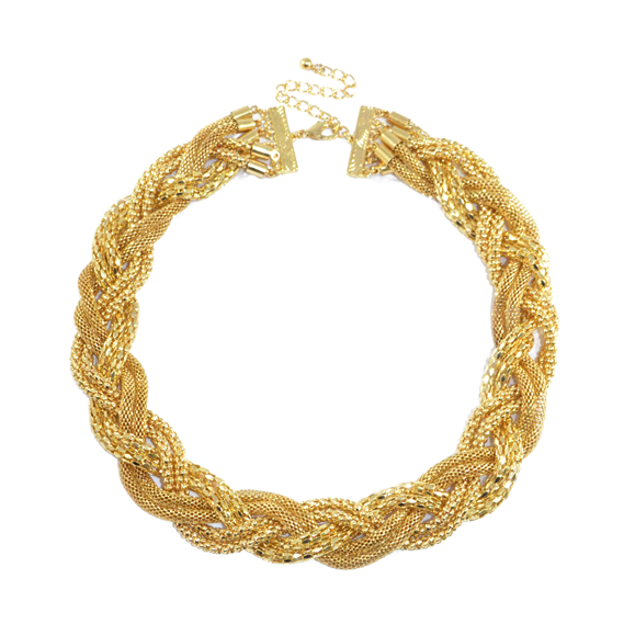 CHUNKY TWISTED CHAIN NECKLACE - product image