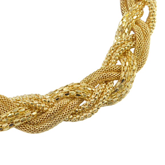 CHUNKY TWISTED CHAIN NECKLACE - product image