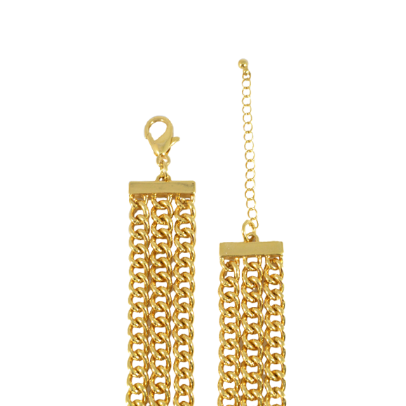 MULTI CHAIN WITH PENDANT NECKLACE - product image