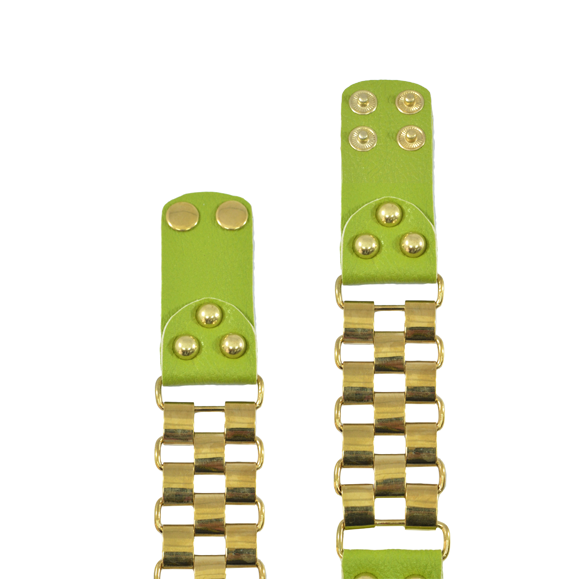 CUFF AND LEATHER LOOK BRACELET - product image