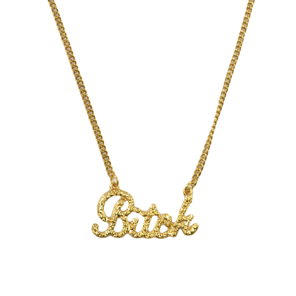 BITCH LETTERS NECKLACE - product image