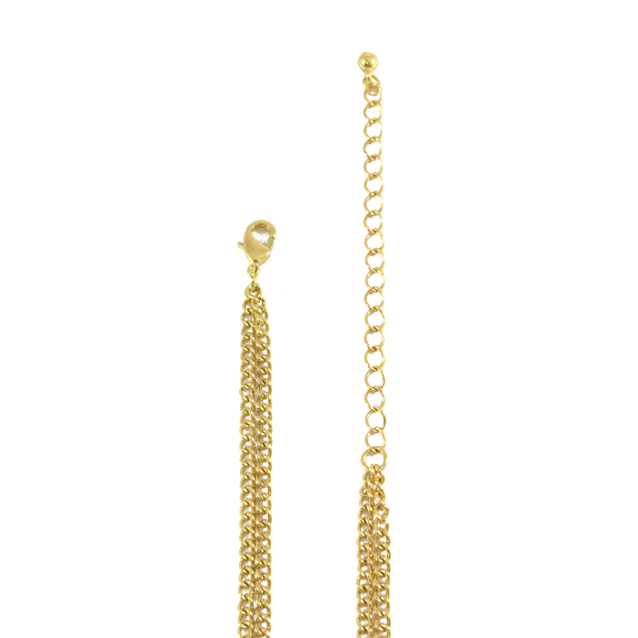 AZTEC PATTERN CUTOUT NECKLACE - product image