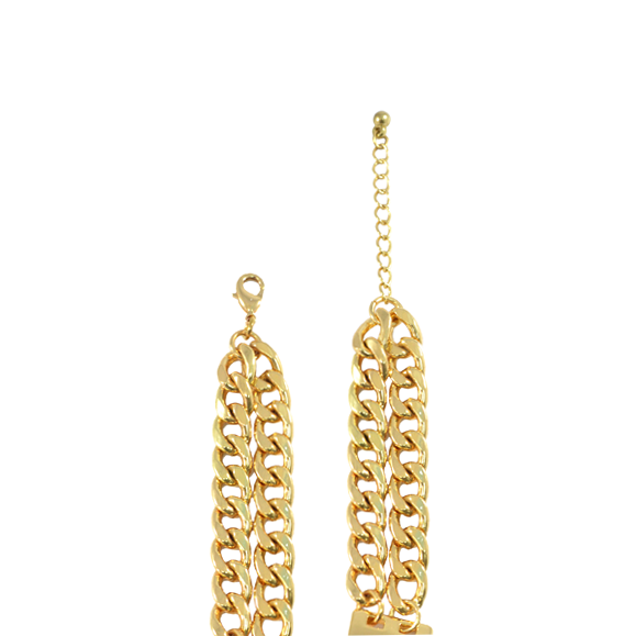 DOUBLE CHUNKY CHAIN BRACELET - product image