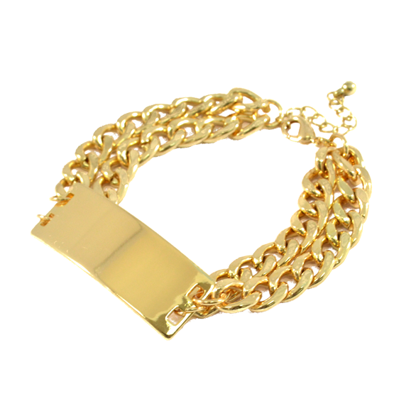 DOUBLE CHUNKY CHAIN BRACELET - product image