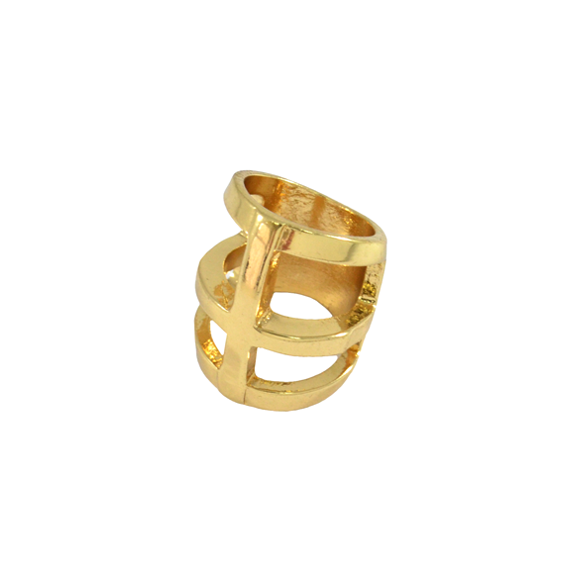 GOLD FRAME CHUNKY RING - product image