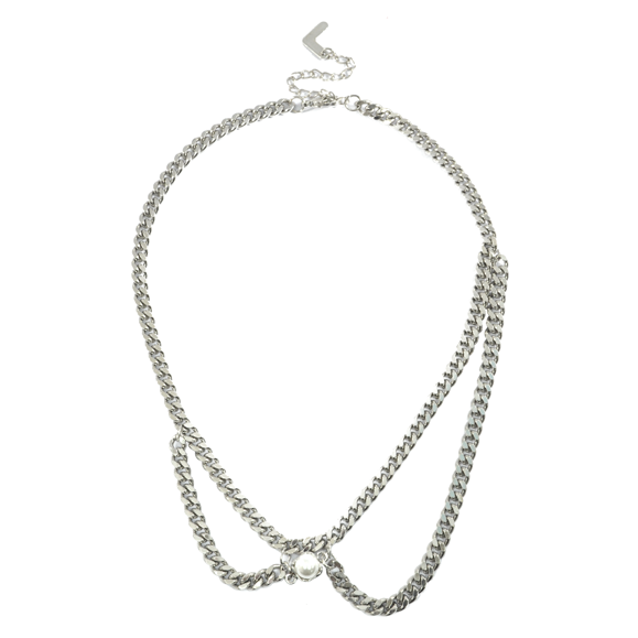 PEARL WITH CHAIN NECKLACE - product image