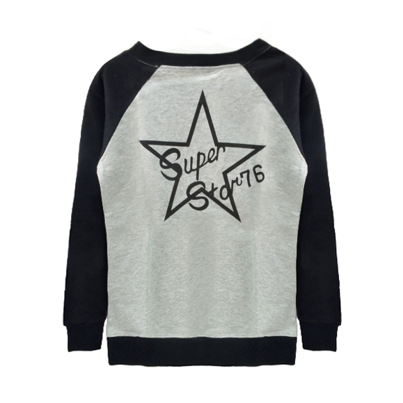 SUPER STAR RAGLAN SLEEVE JUMPER - product image