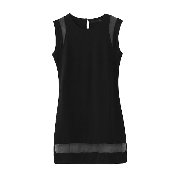 SEE THROUGH DETAIL DRESS - product image