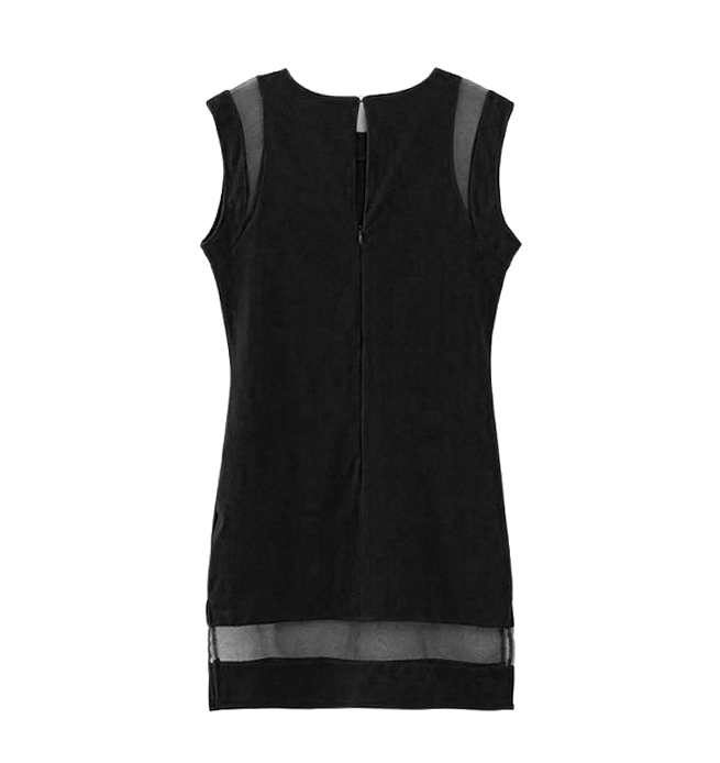 SEE THROUGH DETAIL DRESS - product image