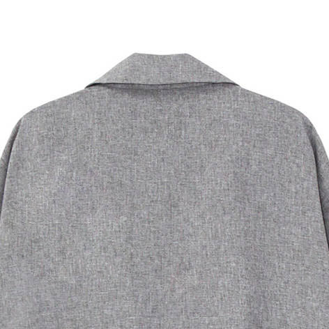 GREY LARGE COLLAR COAT - product image