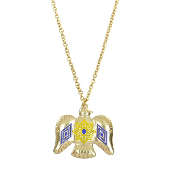 PATTERNED BIRD NECKLACE - product image