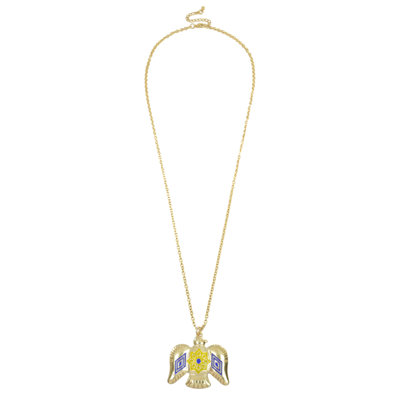 PATTERNED BIRD NECKLACE - product image