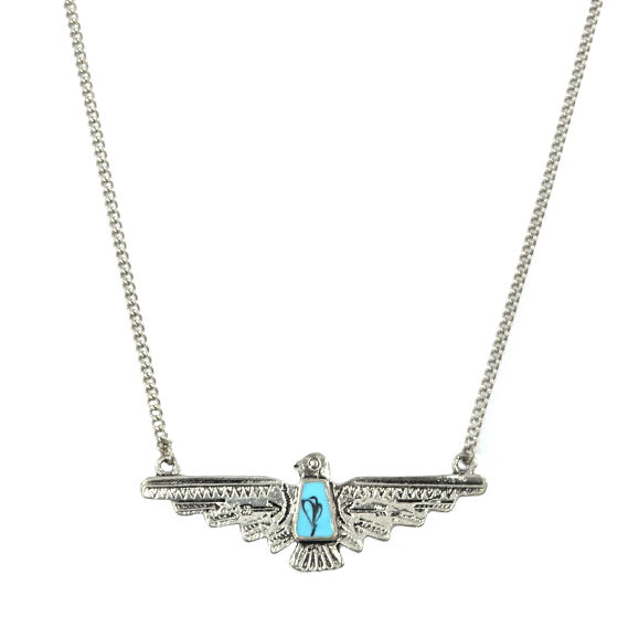 VINTAGE WINGSPAN BIRD NECKLACE - product image