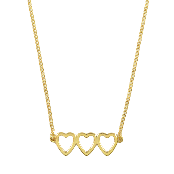 TRIPLE HEART NECKLACE - product image