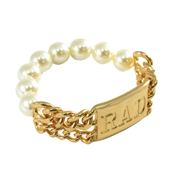 CHAIN WITH PEARL BRACELET - product image