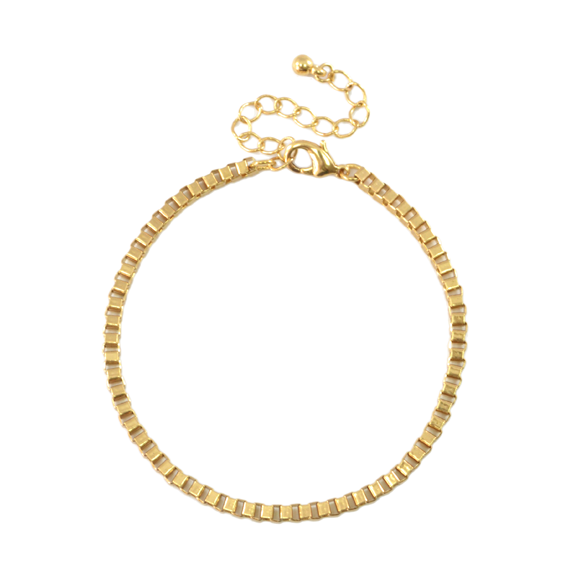 MINIMAL BOX CHAIN BRACELET - product image