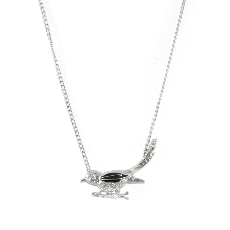 SILVER BIRD NECKLACE - product image
