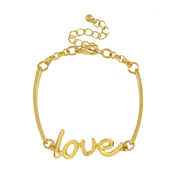 GOLD LOVE BRACELET - product image