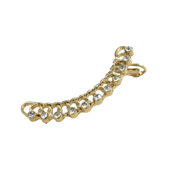 CHAIN WITH CRYSTAL EARRING CUFF - product image