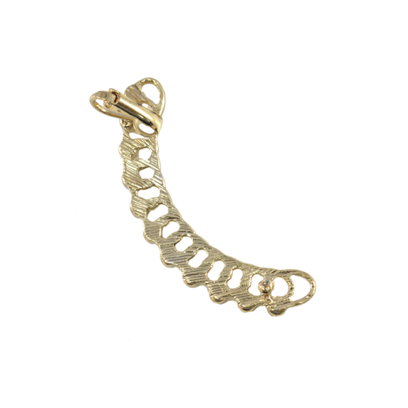 CHAIN WITH CRYSTAL EARRING CUFF - product image