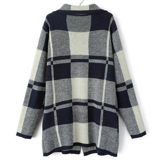 THIN CHECK COAT - product image