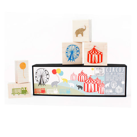 Circus,Stamp,Set,print workshop, yellow owl workshop, christine schmidt, circus stamps, circus stamp set