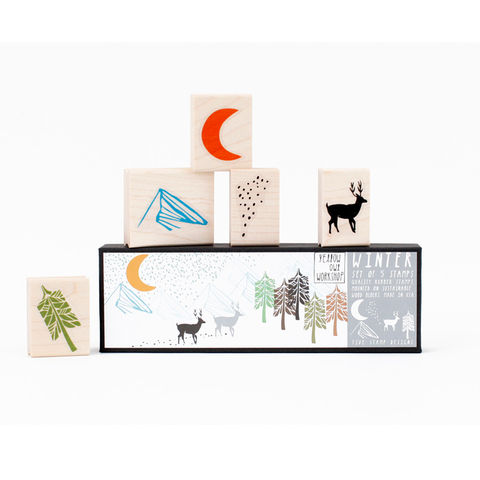 Winter,Stamp,Set,print workshop, yellow owl workshop, christine schmidt, winter stamps, winter stamp set