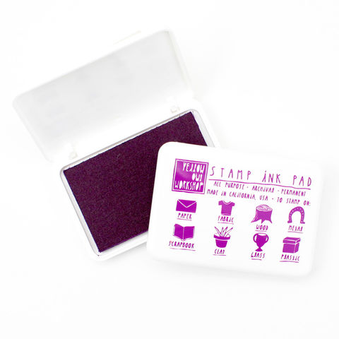 Purple,Ink,Pad,ink pad, purple ink pad, yellow owl workshop, stamps, stamping, ink, ASTM, archival ink