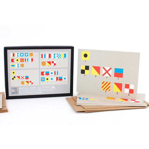 Nautical,Flags,Card,Set,yellow owl workshop, christine schmidt, card sets, nautical flags, nautical flag cards