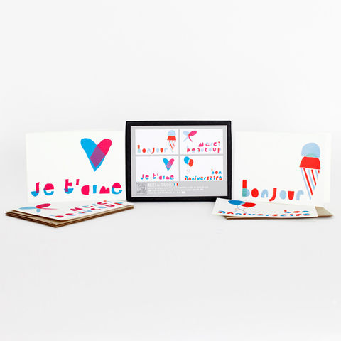 Notes,en,Français,Card,Set,yellow owl workshop, christine schmidt, card sets, french card set, french cards, notes en francais card set