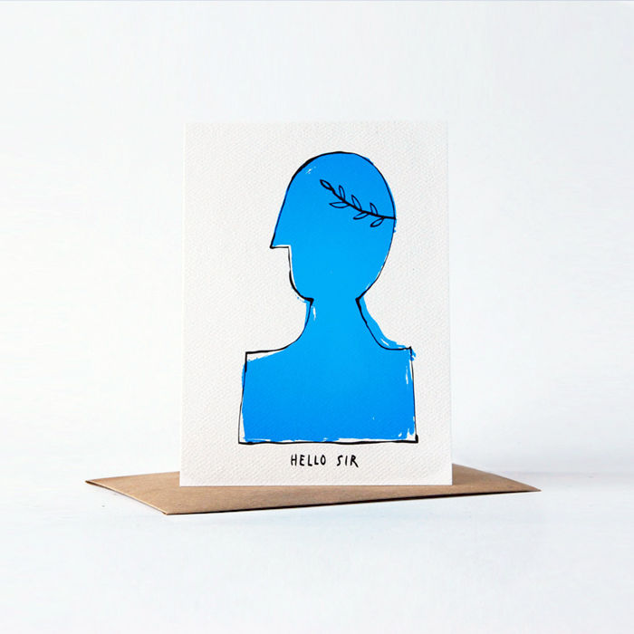 hello sir card - product images