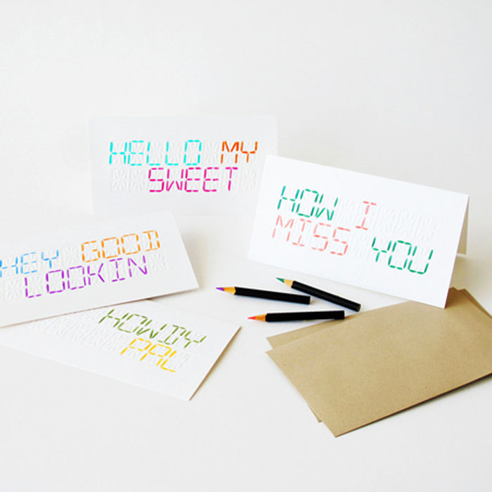LCD "write your own message" card - product images  of 