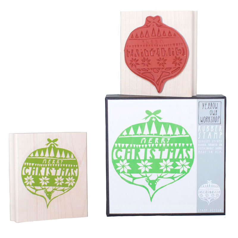 Merry Christmas Ornament Stamp Set - product images  of 