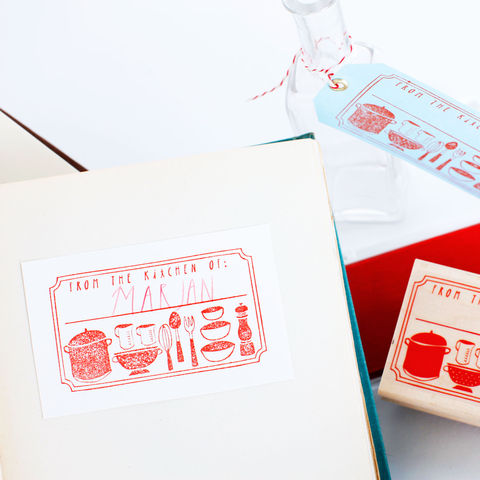 From,The,Kitchen,of:____,Stamp,Activity,Kit,yellow owl workshop, stamp sets, stamps, christine schmidt, kitchen stamp, kitchen label
