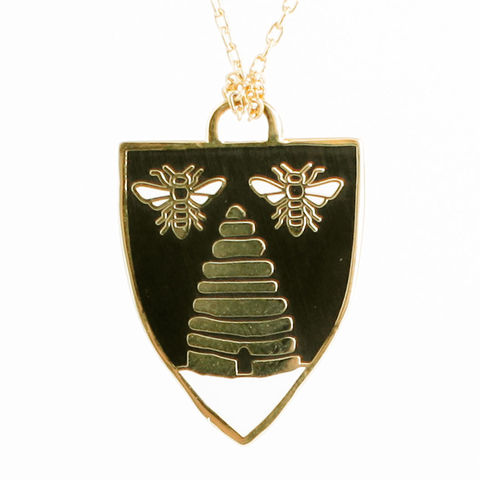 Honey,Bee,Pendant,bee, pendant, bees, bee jewelry, bee pendant, yellow owl workshop