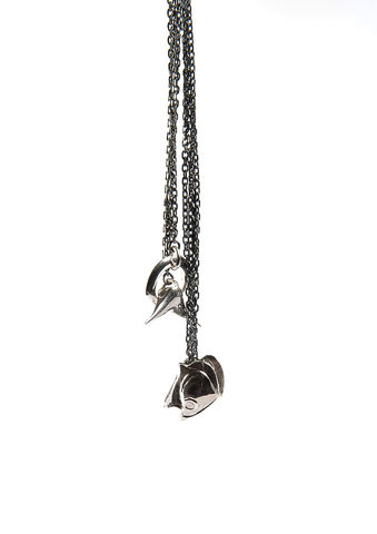 Kasia,Piechocka,-,Fish,Head,Pendant,Kasia Piechocka, Lapel, Pendant, Jewellery, silver, gold, ring, jewelery, jewelry