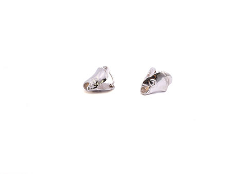 Kasia,Piechocka,-,Fish,Head,Earrings,Kasia Piechocka, Lapel, Pendant, Jewellery, silver, gold, ring, jewelery, jewelry