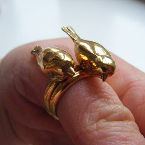 Miranda Chambers - Gold Peter and Paul Rings (pair) - product images