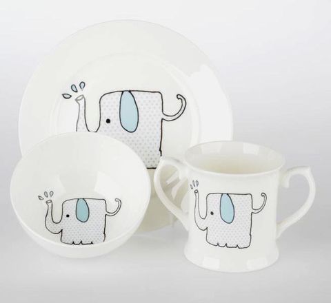 Childrens,3,Piece,Breakfast,Set,Jade devall, gift, teapot, tea cup, jugs, sugar bowl, mugs, cake stands, illustrated, pattern, print