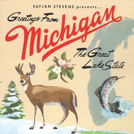 Sufjan,Stevens,–,Greetings,From,Michigan:,The,Great,Lake,State,2xLP,Sufjan Stevens, Greetings From Michigan: The Great Lake State, Asthmatic Kitty, LP, vinilo